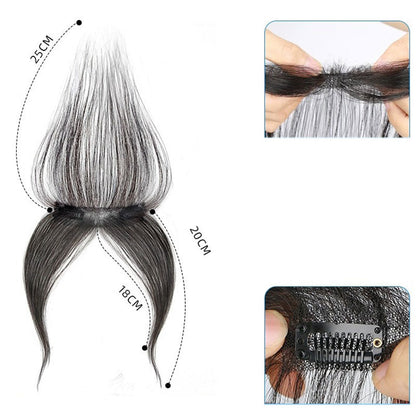 Natural Ultra-Thin Forehead Fake Bangs