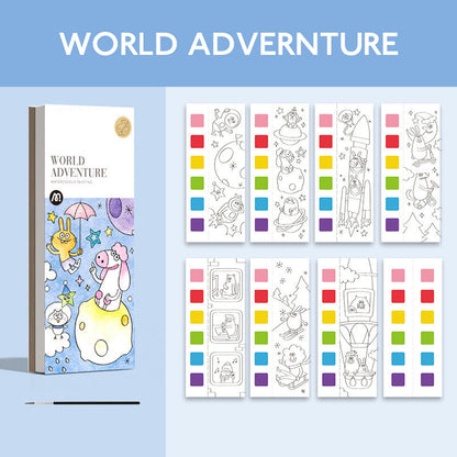 [Interesting Gift] Watercolor Painting Book