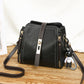 High-Quality PU Crossbody Bag with Doll Decor