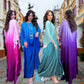 Women's Elegant Flowing Satin Long Dress