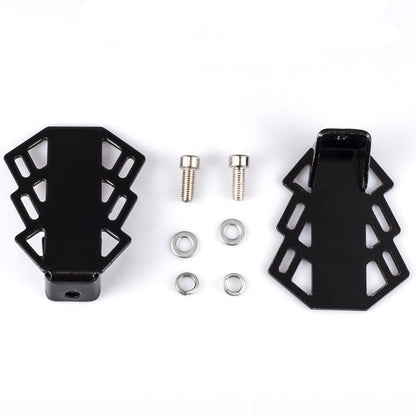 Bicycle Rear Pedals Metal Plate Footrest Accessories