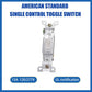 Single Pole Toggle Light Switch