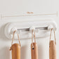 Kitchen Sliding Adhesive Hook Rack