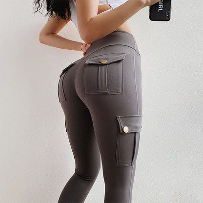 💗Special Gifts💗Women's Pocket Sexy Stretch Leggings Fitness Track Pants