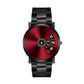 Men's waterproof automatic watch—with steel/mesh/leather watch strap