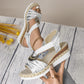 2025 New Design👡Women's Fashion Open-toe Wedge Sandals