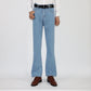 Men's Summer Breathable Mid-Rise Wide-Leg Flared Pants