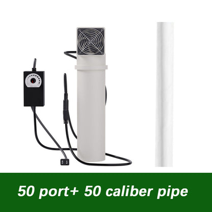 Punch-Free Ventilation Exhaust Fan with Pipe