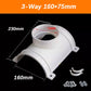 PVC Saddle Tee Kit Water Pipe Fittings
