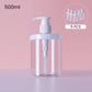 Clear Lotion Dispenser Bottle with Pump for Bathroom