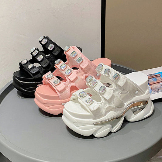 Women's Open Toe Wedge Platform Sandals