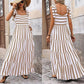 Women's Vacation Style Printed Halter Dress