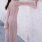 Fashion Deep V-Neck Front Split Dress