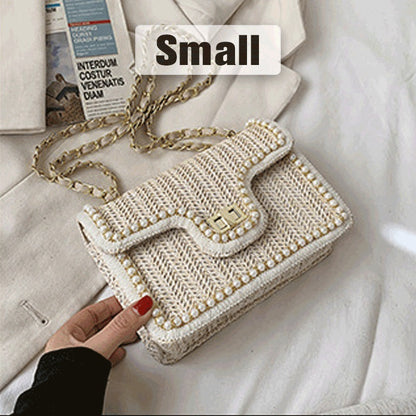 Women’s Summer Straw Crossbody Shoulder Bag