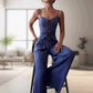 Sleeveless Tie Front Top & Pants 2-Piece Set