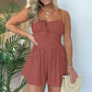 Women’s Summer Floral Spaghetti Strap Romper