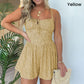 Women’s Summer Floral Spaghetti Strap Romper
