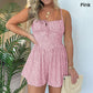 Women’s Summer Floral Spaghetti Strap Romper