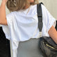 Three-Quarter Sleeve T-Shirt, Decorated with Rivets