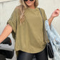 Three-Quarter Sleeve T-Shirt, Decorated with Rivets