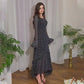 Women's Elegant Chiffon Polka Dot Dress