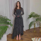Women's Elegant Chiffon Polka Dot Dress