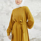 Women's Muslim Loose Dresses with Rhinestone
