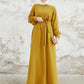 Women's Muslim Loose Dresses with Rhinestone