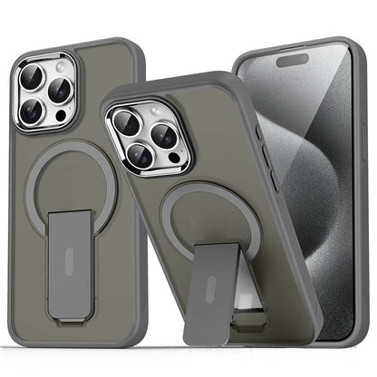 Magnetic KickStand Shockproof Phone Case for iPhone 15-11 Series