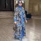 Vintage Floral Lightweight Button Down Long Coat