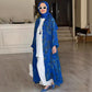 Vintage Floral Lightweight Button Down Long Coat