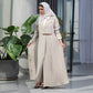 Women's Abaya Pleated Cardigan Robe