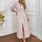 Fashion Striped Button-Down Long Shirt Dress