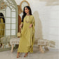 Women’s Elegant Pleated Loose Fit Flowy Long Dress