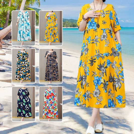Women’s Ultra Comfortable Oversized Printed Dress