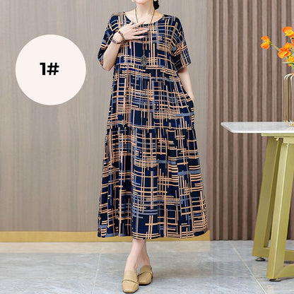 Women’s Ultra Comfortable Oversized Printed Dress