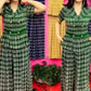 Women’s Trendy Plaid Two-Piece Set Short Sleeve Top & Skirt