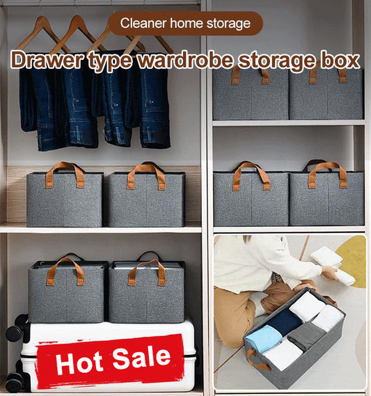 ⏰Last day 50% OFF🔥Foldable Closet Storage Box