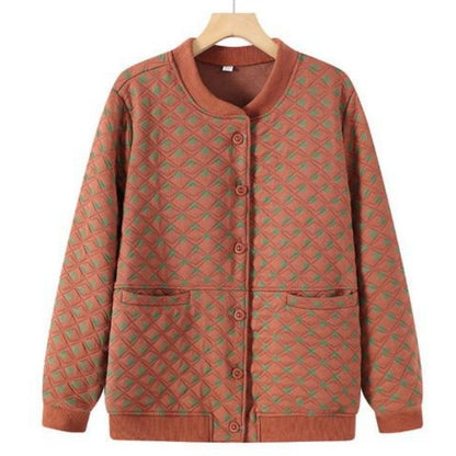 Comfortable Loose Fit Polka Dot Jacket