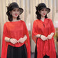Women's Versatile Multi-Way Sheer Shawl Blouse