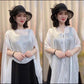 Women's Versatile Multi-Way Sheer Shawl Blouse