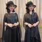 Women's Versatile Multi-Way Sheer Shawl Blouse
