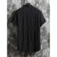 Men's Hollow Out Short Sleeve Shirt