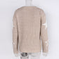 Women's Long-Sleeve Crew Neck Sweater with Star Pattern