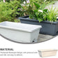 Rectangular Lazy Plastic Flower Pot, Suitable For Home Balcony
