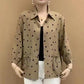 Women’s Autumn Casual Polka Dot Lapel Shirt