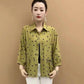 Women’s Autumn Casual Polka Dot Lapel Shirt