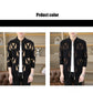 Men's Printed Full Zip Knitted Cardigan Jacket