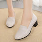 Women's Soft Closed Toe Medium Heel Shoes