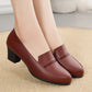 Women's Soft Closed Toe Medium Heel Shoes